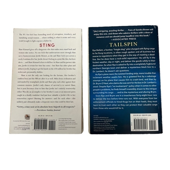 Sandra Brown Books/Novels Lot/2 Trade Paperbacks Suspense /Thrillers/Crime - Picture 2 of 9